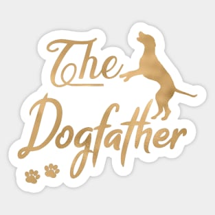 Dalmatian Dogfather Sticker